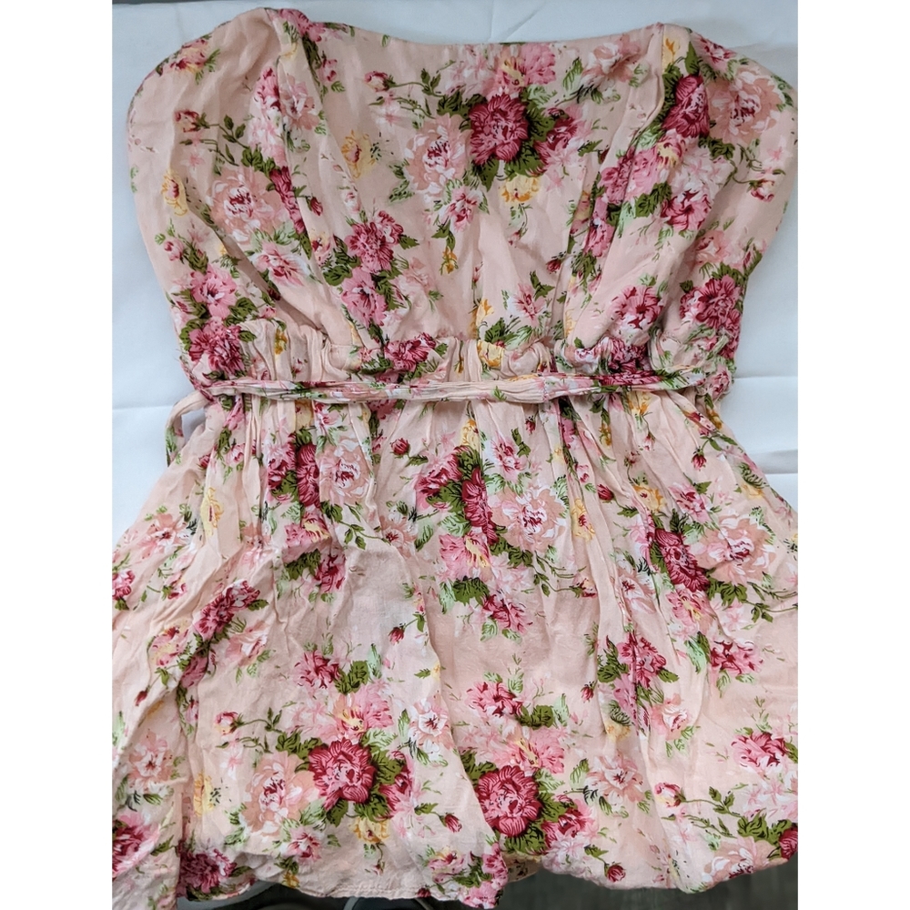Floral Peach Top